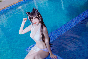 [网红COSER] 人气Coser二佐Nisa - 犬之眷之碧蓝爱宕 泳装