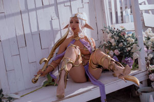 [Foto di Net Red COSER] Blogger di anime Jiuqu Jean - Elf Village