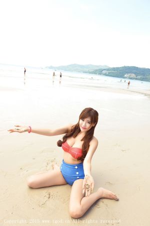 Cheng Xiaofan "Phuket Travel Shooting" Beach Fresh Series [TGOD Push Goddess]