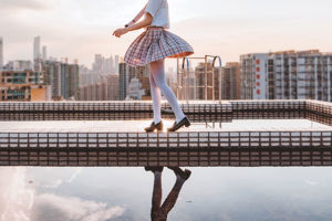 [Net Red COSER Photo] Cherry Peach Meow - Orange Soda